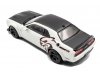 Масштабная модель Dodge Challenger SRT Hellcat Redeye Widebody Custom 2020 белый с черным ракурс 4