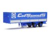 Масштабная модель Volvo F12 тягач с полуприцепом Fruehauf Savoyarde 1:43 Start Scale Models SSM7077 ракурс 11