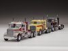 Масштабная модель Короли американских дорог 80-х: International Transtar 4300 (1980) + Freightliner FLC 120 64 T (1977) + Ford LTL 9000 (1978) 1:43 IXO TR217+TR200+TR222 ракурс 3
