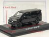 Масштабная модель Honda Step WGN e:HEV Spada 2022 черный (twilight mist black) 1:43 HobbyJapan HJ432004P ракурс 2