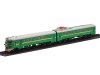 1/87 Электричка ЭР2 - полный состав, 8 вагонов и рельсы ракурс 2