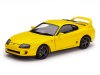 Масштабная модель Toyota Supra MKIV (A80) Coupe 1993 желтый 1:43 LCD Models LCD43009-YE ракурс 3
