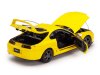 Масштабная модель Toyota Supra MKIV (A80) Coupe 1993 желтый 1:43 LCD Models LCD43009-YE ракурс 2
