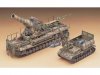 Сборная модель Немецкая самоходная мортира 540-мм KARL 041 с погрузчиком MUNITIONSPANZER IV ausf.F ракурс 2