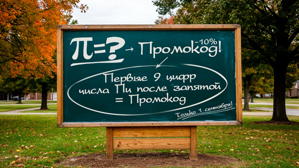 Скидка 10% на все товары в наличии!