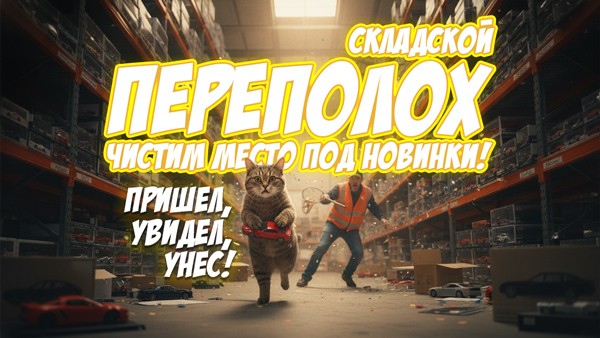 Складской переполох: чистим место на складе под новинки!